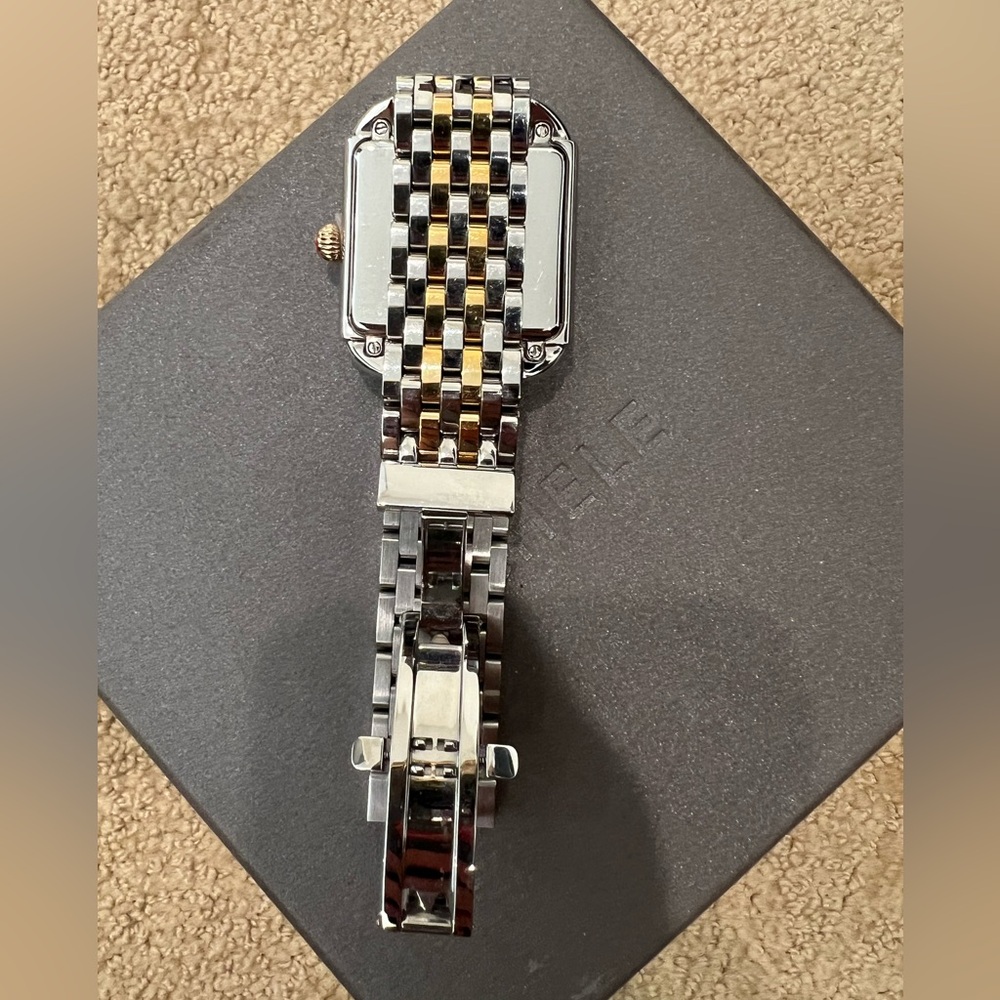 Milou Two-Tone Square Watch - Picture 4 of 6